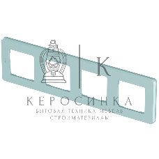 Рамка 4 поста мятный Inspiria