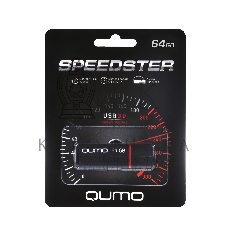 Флешка USB 3.0 QUMO 64Gb, Speedster черный