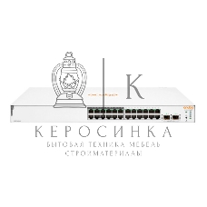 Коммутатор HPE Instant on 1830 JL813A#ABB 24G 2SFP 12PoE+ 195W