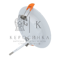 Панель светодиодная встраиваемая круглая 9Вт 230В 6500К 630Лм 118мм белая IP20 LAMPER