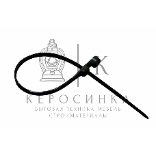 Хомут-стяжкa нейлоновая под винт Rexant 150x3,6 мм, черная, упаковка 100 шт.