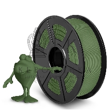 Филамент NVPrint PLA Matte Olive Green для 3D печати диаметр 1.75мм длина 330 метров масса 1 кг