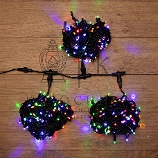 Гирлянда Neon-night LED ClipLight 24V, 3 нити по 20 м, свечение с динамикой, цвет диодов мульти