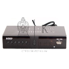 Ресивер эфирный цифровой DVB-T2/C HD HD-225 метал, дисплей DOLBY DIGITAL, Эфир