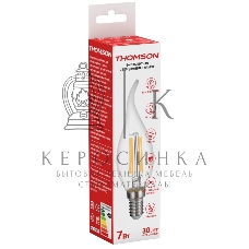Лампа светодиодная Hiper THOMSON LED FILAMENT TAIL CANDLE 7W 730Lm E14 4500K TH-B2076