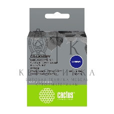 Картридж ленточный Cactus CS-LK5BWV белый шрифт, черный фон (18 мм, 9 м) для Epson LW400/LW700/LW600P/LW1000P/K400/Z700/Z900