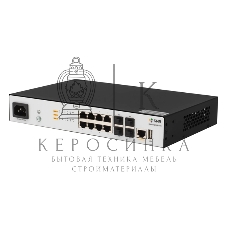 Управляемый коммутатор уровня SNR 2+, 8 портов 10/100/1000Base-T, 4 порта 1/10G SFP+, встроенный БП ~220V AC