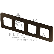 Рамка 4 поста бронза Inspiria