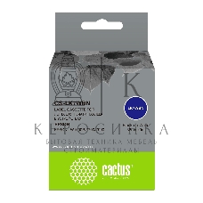Картридж ленточный Cactus CS-LK7WBN черный шрифт, белый фон (36 мм, 9 м) для Epson LW1000P/Z700/Z900