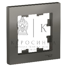 Рамка 1-м AtlasDesign сталь SchE