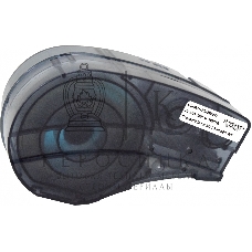 Картридж ленточный Cactus CS-M21-750595WT черный шрифт, белый фон (19.1 мм, 6.4 м) для Brady BMP21-PLUS, BMP21-LAB