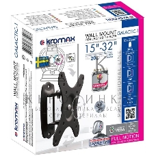 Кронштейн для телевизора Kromax GALACTIC-1 new черный 15