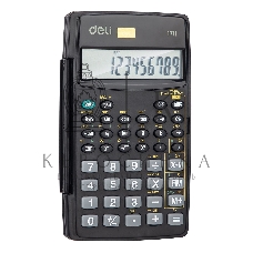 Калькулятор научный Deli E1711 черный 8+2-разр.