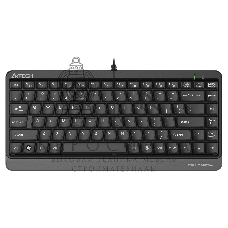 Клавиатура проводная A4Tech Fstyler FKS11, USB, черный/серый