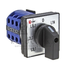 Переключатель кулачковый ПК-1-64 10А для вольтметра EKF pk-1-64-10