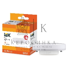 Лампа cветодиодная IEK LLE-T80-10-230-30-GX53 ECO T75 таблетка 10Вт 230В 3000К GX53 IEK