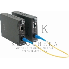 Медиаконвертор D-Link DMC-1910T/A9A, 1000Base-T to 1000Base-LX (up to 15 km, SC) Single Fiber Bi-Direction Media Converter. Transmitting and Receiving wavelength: TX 1550nm; RX 1310nm
