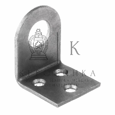 Накладка для замка 40х90 гнутая ЧЕТЫРЕ СЕЗОНА