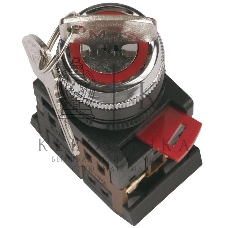 Переключатель AKS22 с ключ. 1-0. 1з+1р ИЭК BSW10-AKS-2-K02