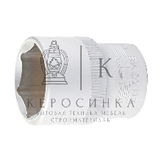 Головка торцевая Stels 22 мм, 6-гранная, CrV, под квадрат 1/2