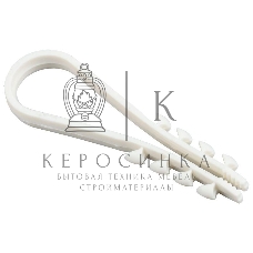 Дюбель-хомут d11-18 мм для круглого кабеля нейлон белый (уп. 100 шт) IEK UHH35-11-18-100