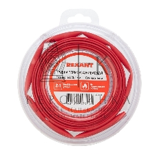 Трубка термоусаживаемая Rexant 6.0/3.0мм красн. ролик 2.44 м