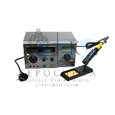 Многофункциональная цифровая паяльная станция Rexant с мультиметром и ЖК дисплеем , 220 В/48 Вт