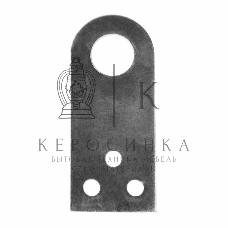 Накладка для замка 30х70 цинк ЧЕТЫРЕ СЕЗОНА