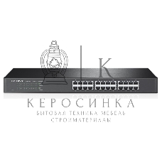 Коммутатор сетевой TP-Link SMB TL-SF1024 Коммутатор 24-port 10/100M Switch, 1U 19-inch rack-mountable steel case