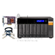 Полка расширения сетевого хранилища без дисков SMB QNAP TL-D800S SATA expansion enclosure, 8-tray 3,5