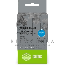 Картридж ленточный Cactus CS-M210-750430 черный шрифт, прозрачный фон (19.1 мм, 6.4 м) для Brady M210/M211/M210-LAB