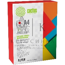 Бумага Cactus CS-CPR-A480500 A4/80г/м2/500л./красный интенсив