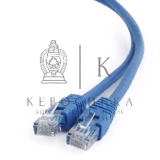 Патч-корд UTP Cablexpert cat.6, 0.25м, литой, многожильный, синий