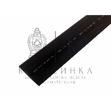 Термоусаживаемая трубка Rexant 80,0/40,0 мм, черная, упаковка 10 шт. по 1 м