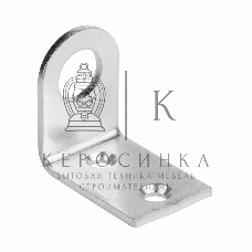 Накладка для замка 18х50 цинк гнутаяЧЕТЫРЕ СЕЗОНА