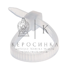 Хомут-стяжка кабельная нейлоновая Rexant 100x2,5 мм, белая, упаковка 100 шт.