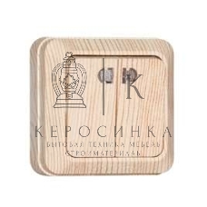 Выключатель 2-кл. ОП Олимп 10А с индик. сосна UNIVersal 5560841