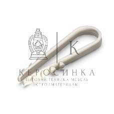 Дюбель-хомут Fortisflex ДХ 5-10 для круглого кабеля нейлон белый (уп. 100 шт)