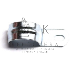 Скоба креп. метал. оцинк. однолап. d25-26 мм ДКС 53344