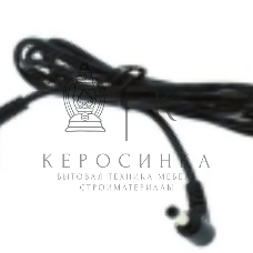Кабель DC 5.5x2.5 18 AWG папа-папа 1 м с угловым штекером