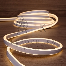 Гибкий неон Neon-night LED SMD 8х16 мм, двухсторонний, теплый белый, 120 LED/м, 5 м