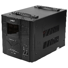 Стабилизатор UNIEL RS-1/3000 однофазный, цифровой 220В, 2400Вт, вх.140-260В