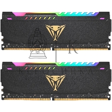 Оперативная память Patriot Viper Steel, DDR4, 64GB (2x32GB), 3600MHz, CL20, DIMM, с радиатором, RGB, черный