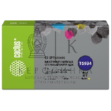 Картридж струйный Cactus CS-EPT693400 (T6934) желтый (350 мл) для Epson SureColor SC-T3000/T3070/T3200/T5000/5200
