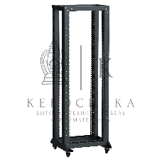 Стойка двухрамная ITK Linea LF05-42U66-2RM 42U 600 мм X 600 мм 700 кг черный