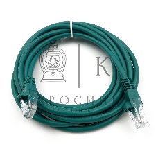Патч-корд Buro UTP cat.5e 3м зеленый RJ-45 (m)-RJ-45 (m)
