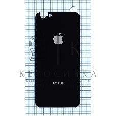 Защитное заднее стекло для iPhone 6/6S черное