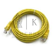 Патч-корд Buro UTP cat5E 3м желтый RJ-45 (m)-RJ-45 (m)