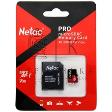 Флеш карта MicroSD card Netac P500 Extreme Pro 512Gb, retail version w/SD adapter