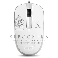 Мышь проводная Genius DX-120 белый, 1000 dpi, USB, кнопки - 3